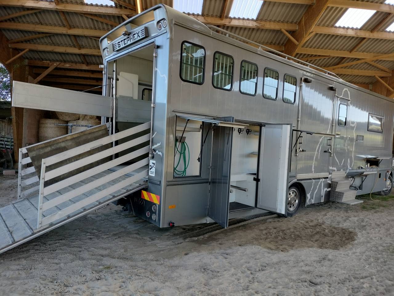 Cami&oacute;n para caballos Iveco STEPHEX 2006 De segunda mano