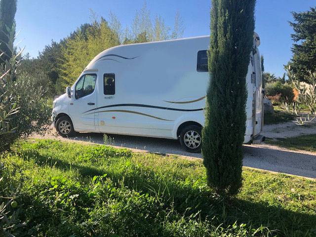 Furgoneta para caballos Renault barbot XL 2020 De segunda mano