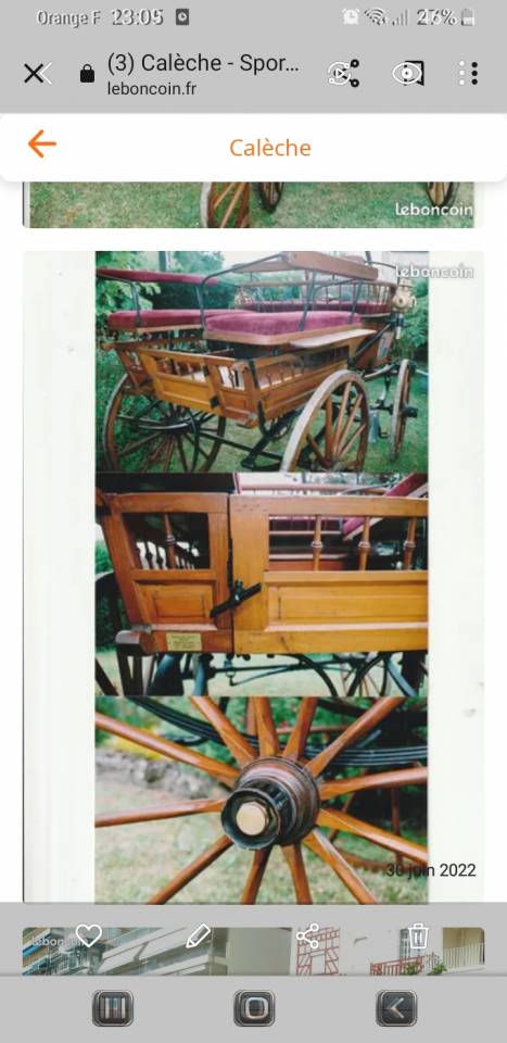 Coche enganches - Break  Bernois Suisse 1880 