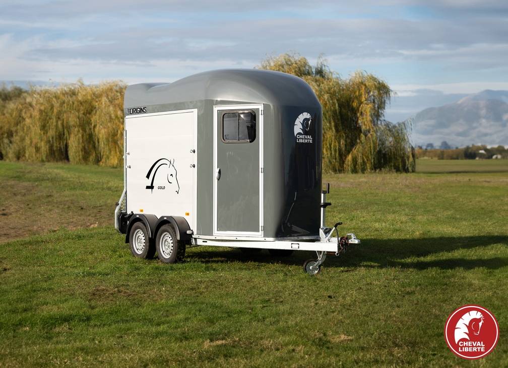 Van caballos Cheval Liberté GOLD ORIGINS ALULINE AVEC SELLERIE 2 Caballos 2025 Nuevo