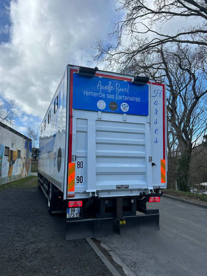 Cami&oacute;n para caballos Renault midle 2011 De segunda mano
