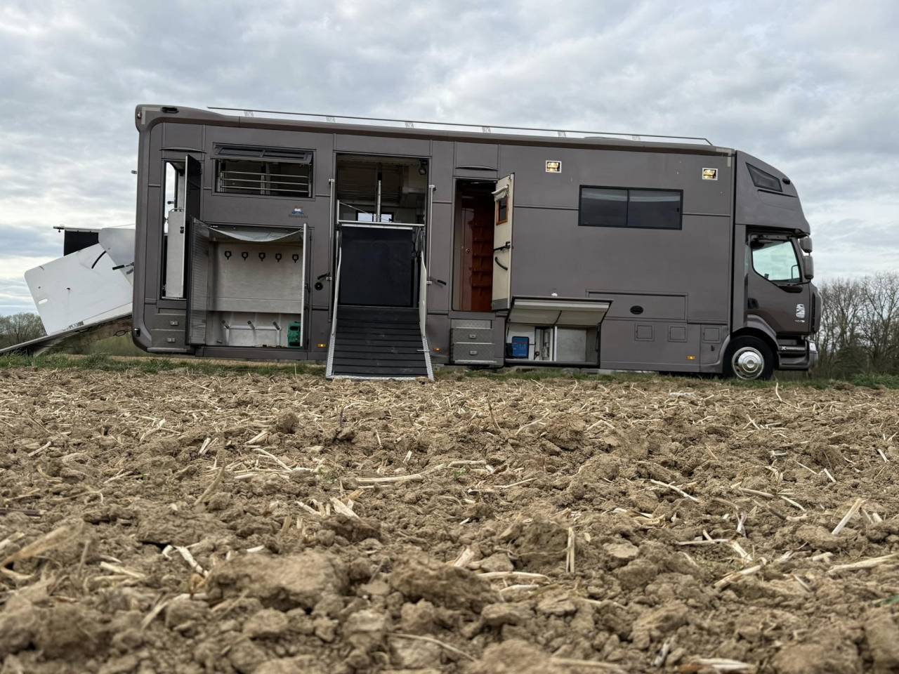 Camión para caballos Renault midlum 300 cv 2013 De segunda mano