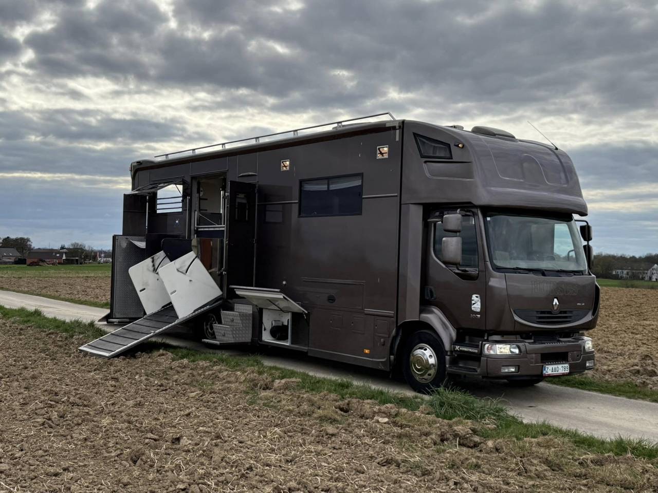 Camión para caballos Renault midlum 300 cv 2013 De segunda mano