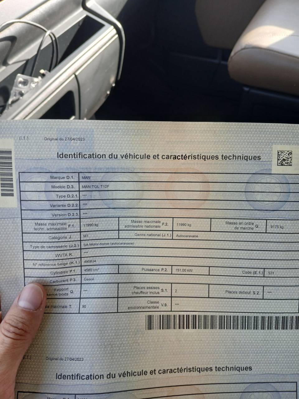 Camión para caballos Man  2007 De segunda mano