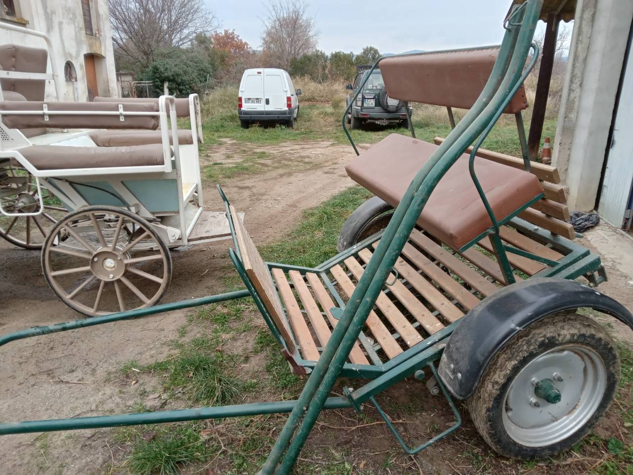 Coche enganches - Coche de caballos utilitario - Otra marca -  