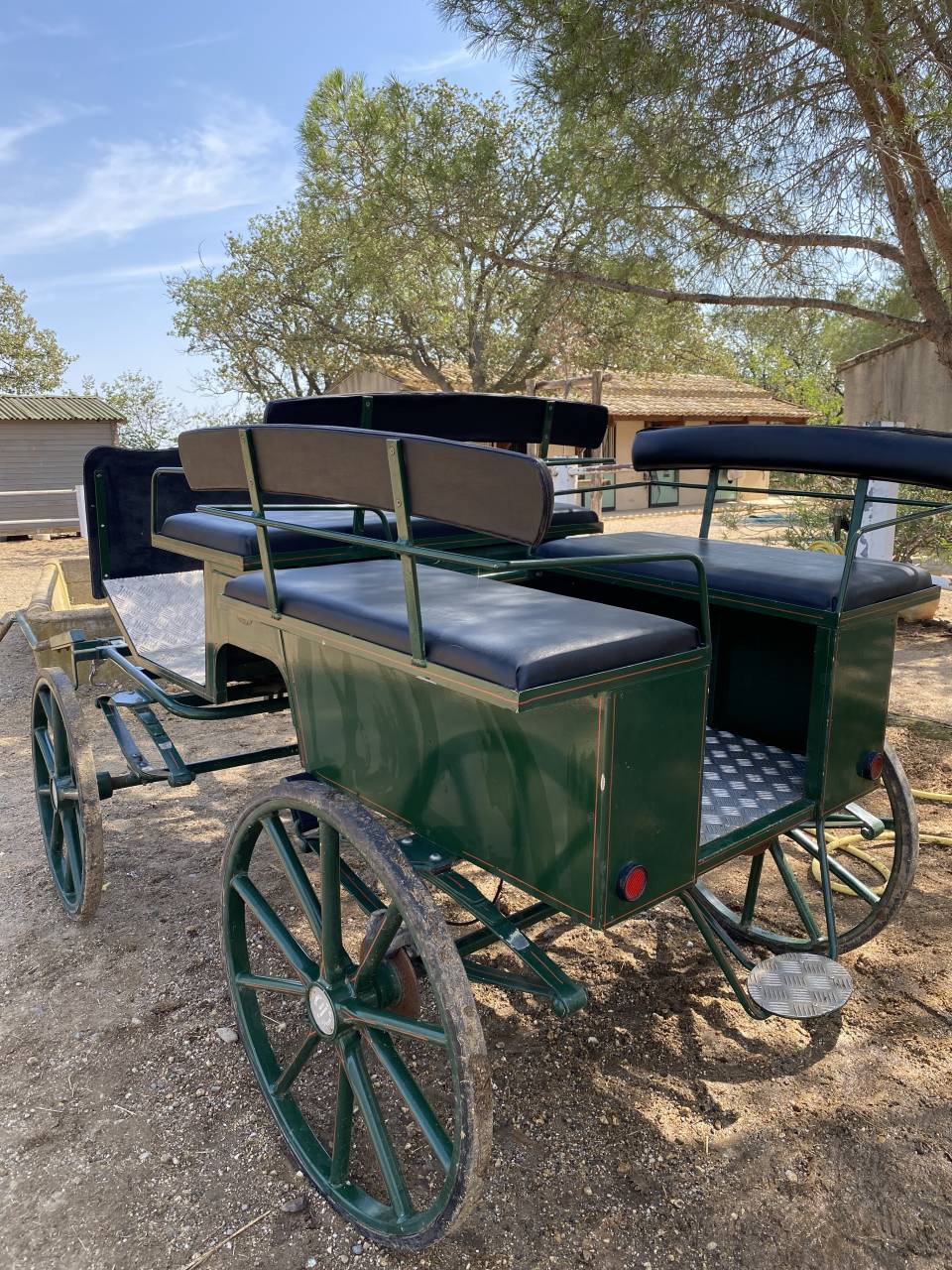Coche enganches - Vis a vis Berrard  