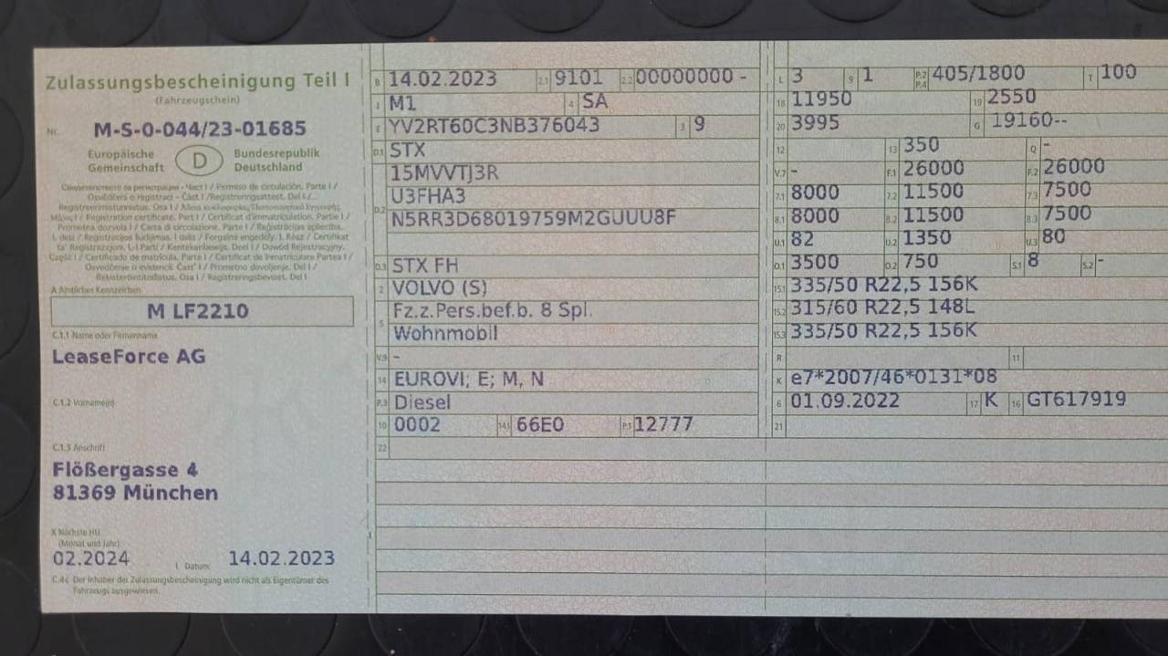 Camión para caballos Volvo Volvo FH13 540 2023 De segunda mano