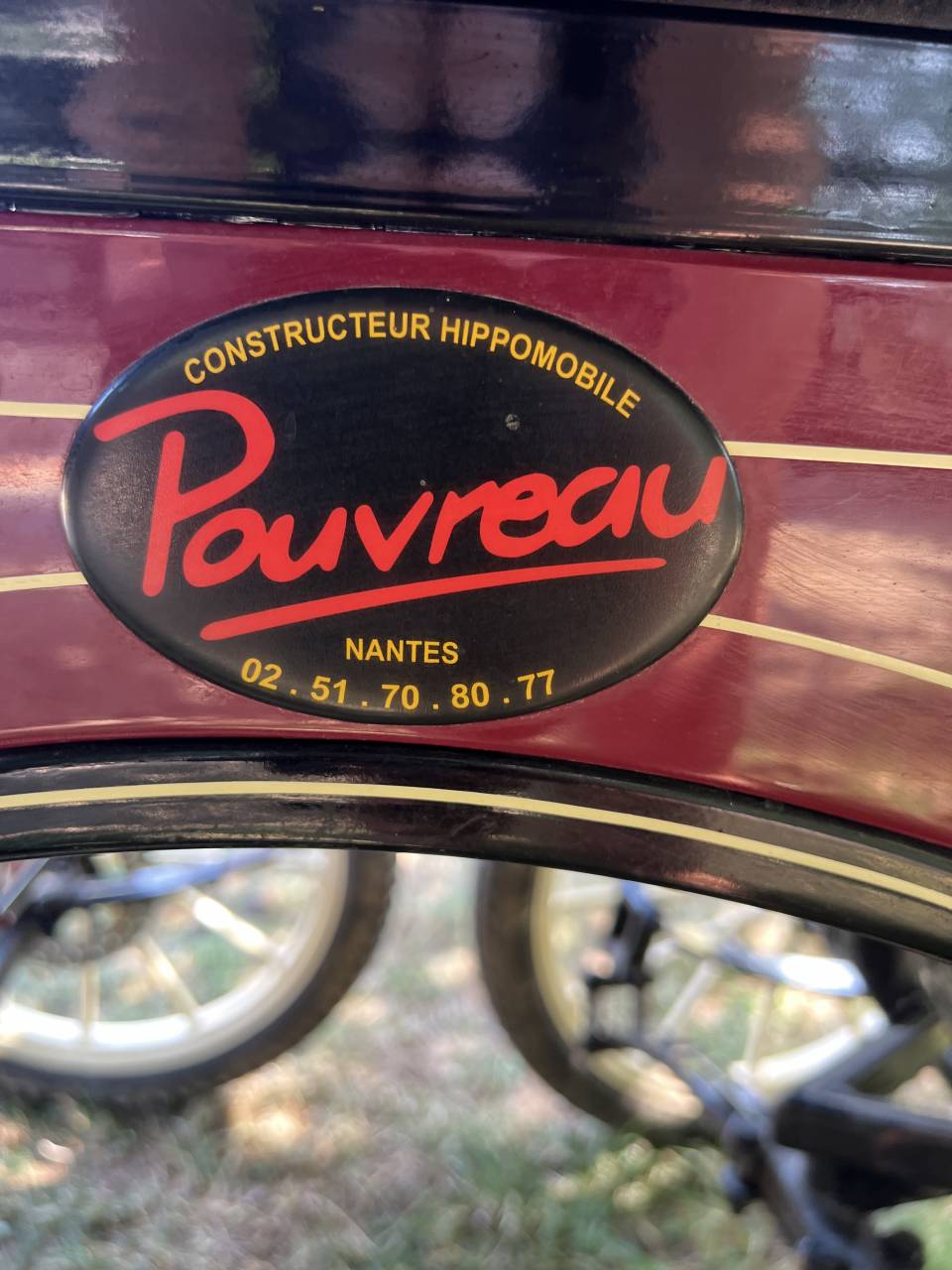 Coche enganches - Maratón ocio Pouvreau Dresseuse 1 grand poney 