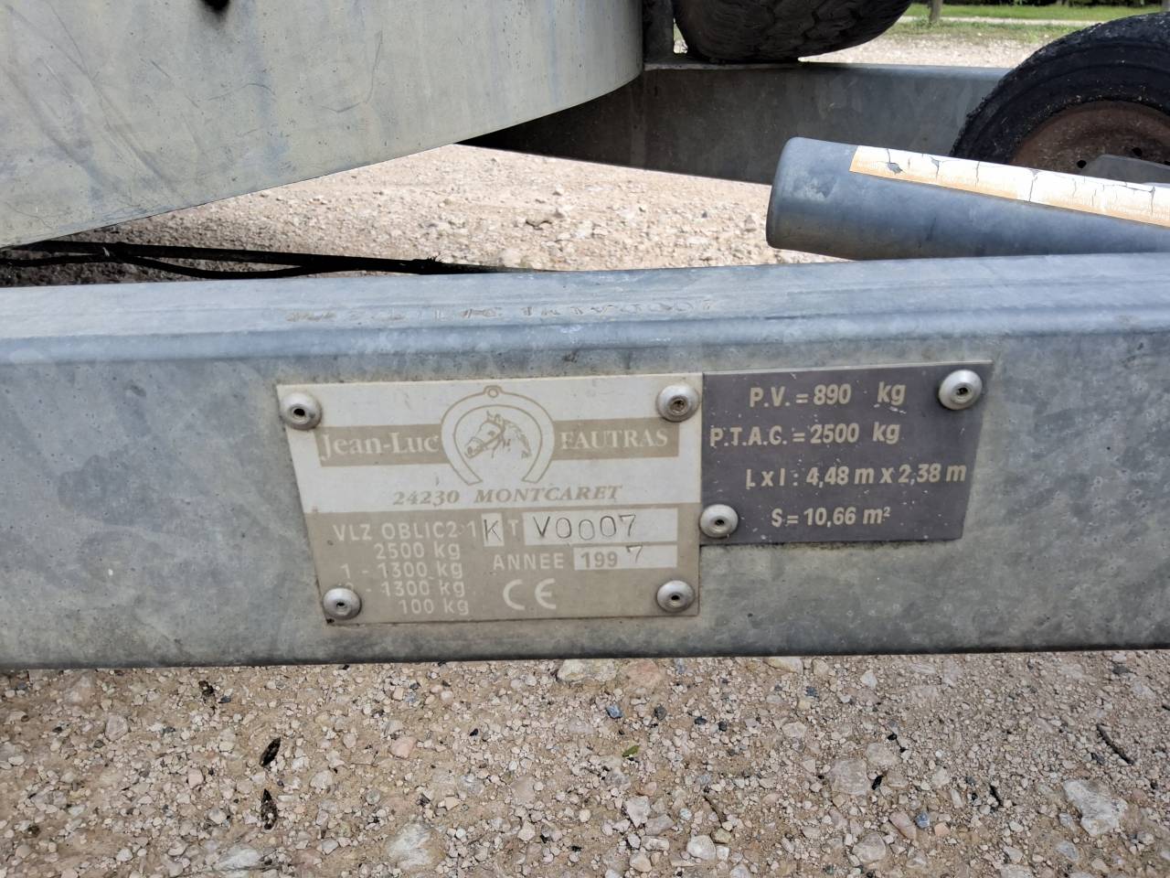 Van caballos Fautras  2 Caballos 1998 De segunda mano