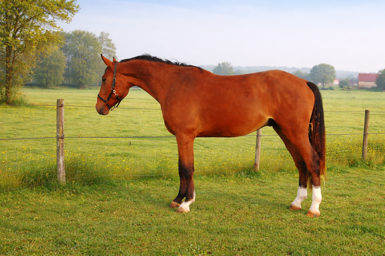 Caballo castrado Silla Franc&eacute;s En venta 2022 Bayo por baladin de Flobecq