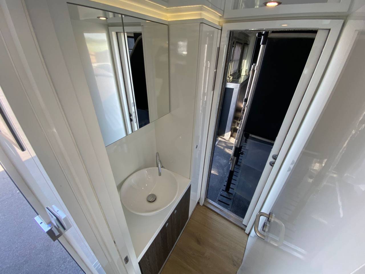 Cami&oacute;n para caballos Scania P 410 2017 De segunda mano