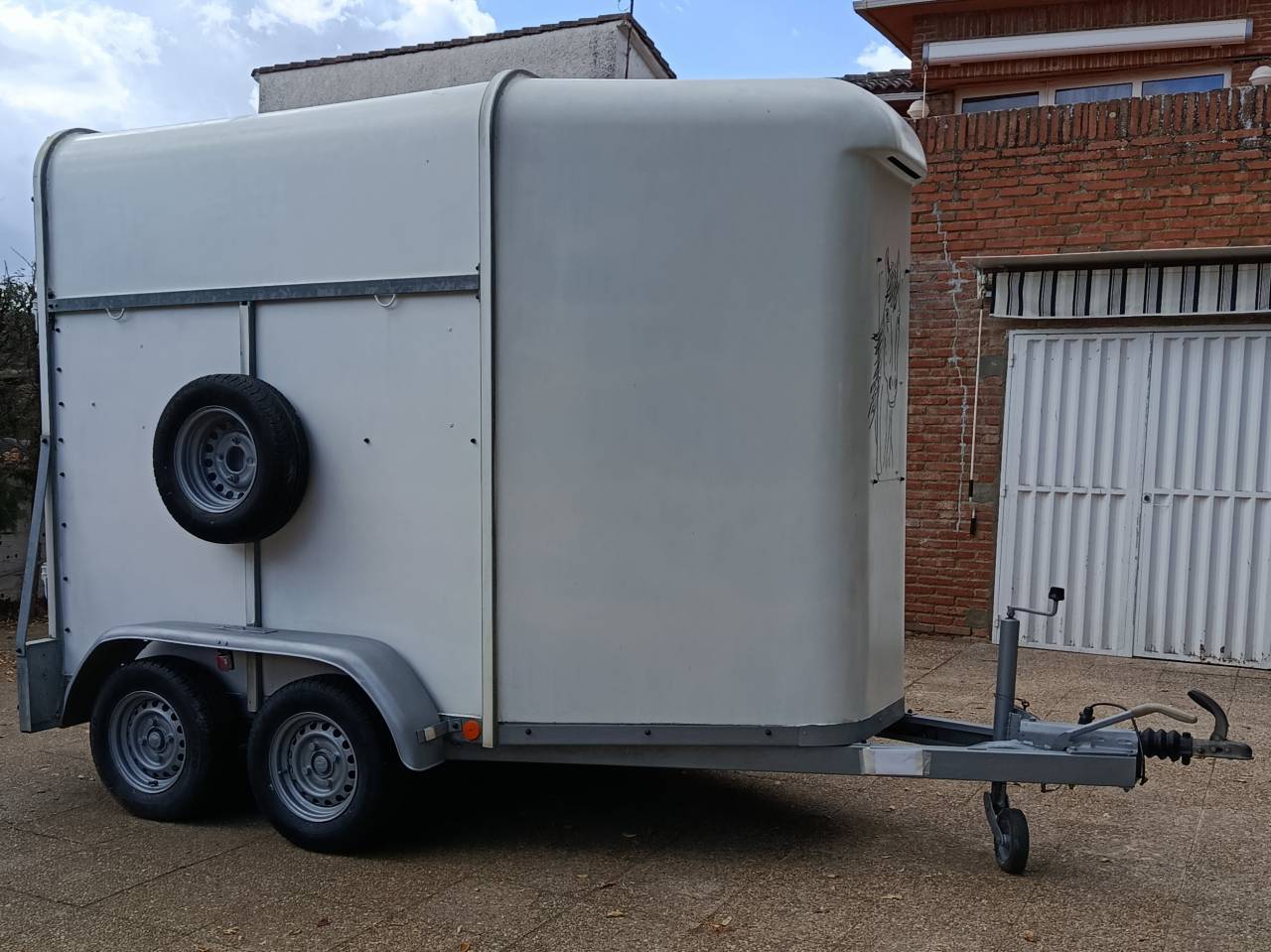 Vendo Van de fibra para 2 caballos