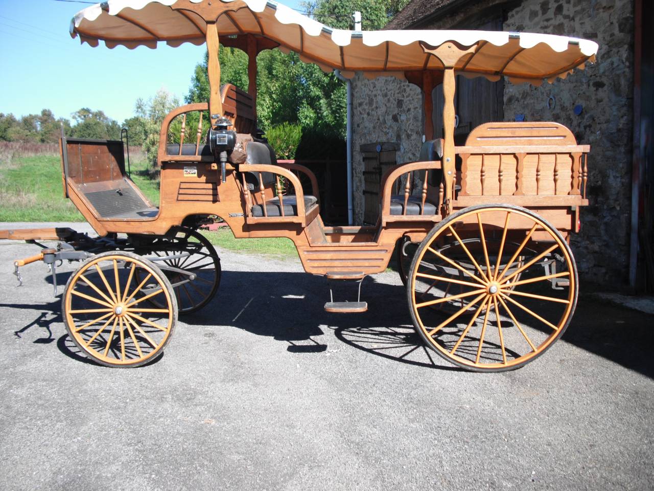 Coche enganches - Calesa - Otra marca - Fabrication artisanale unique 