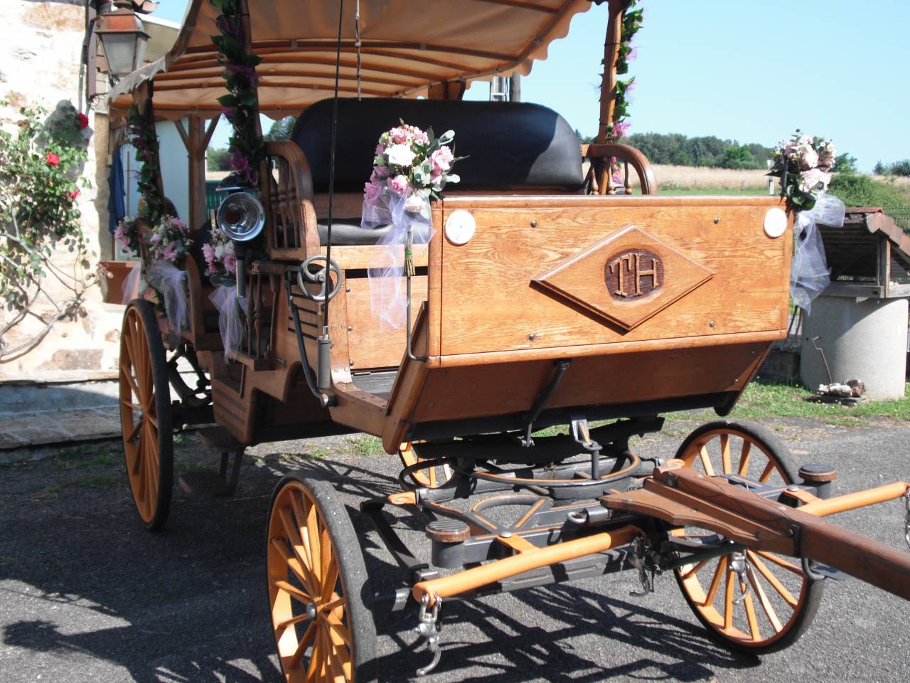 Coche enganches - Calesa - Otra marca - Fabrication artisanale unique 