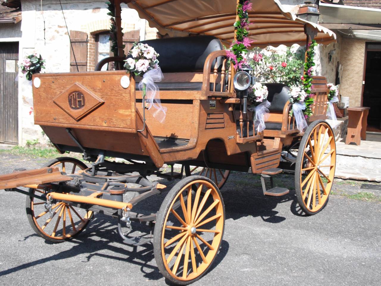 Coche enganches - Calesa - Otra marca - Fabrication artisanale unique 