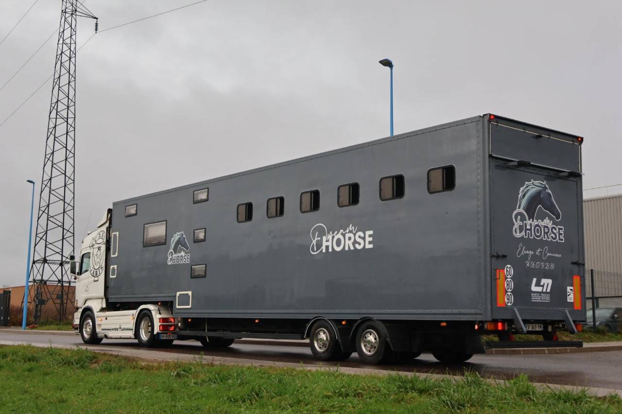 Semirremolque Caballos Scania SEMIE REMORQUE 10 PLACES 2021 De segunda mano