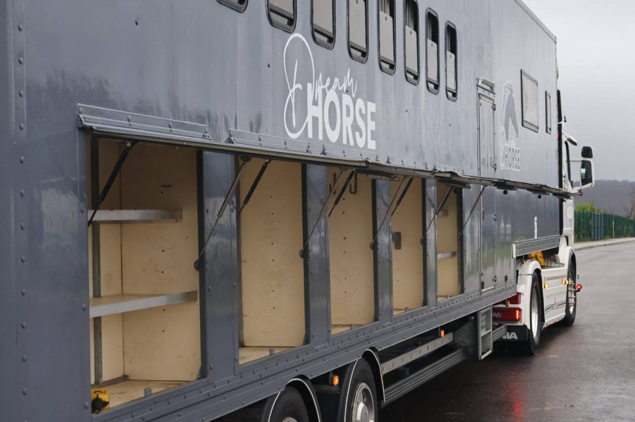 Semirremolque Caballos Scania SEMIE REMORQUE 10 PLACES 2021 De segunda mano