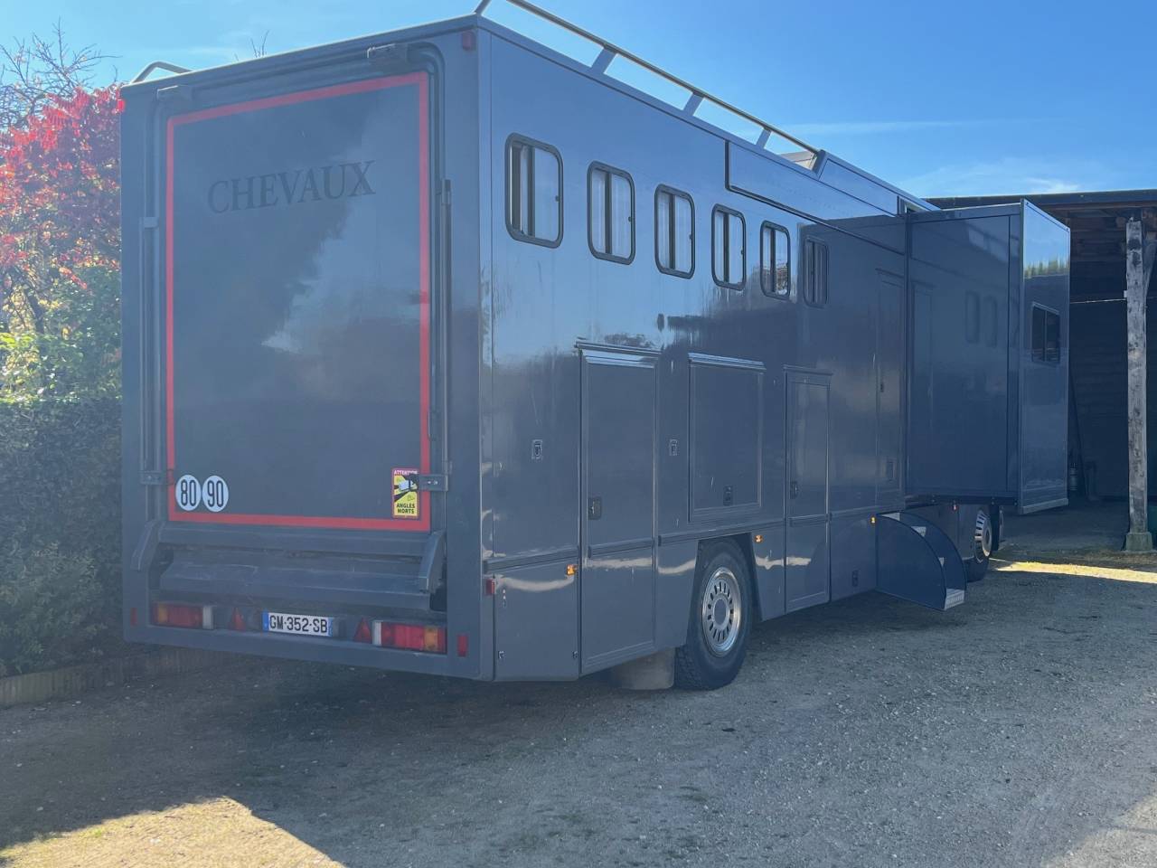 Camión para caballos Renault Premuim 340 1996 De segunda mano