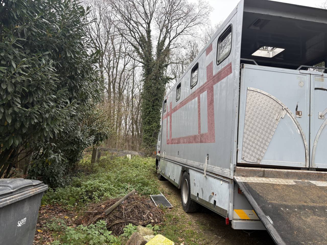 Camión para caballos Renault Mildium 1985 De segunda mano