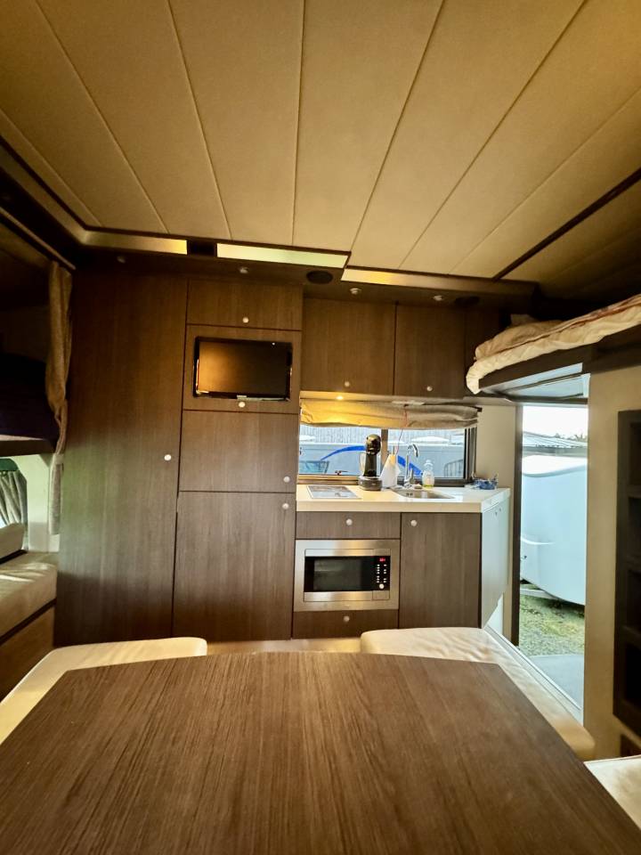 Cami&oacute;n para caballos Scania P380 2010 De segunda mano