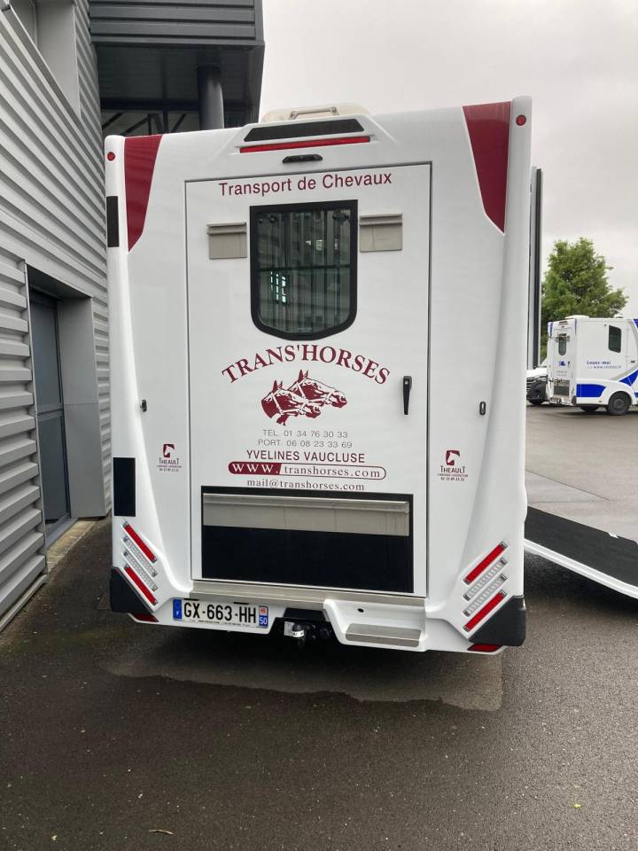 Furgoneta para caballos Renault CAMION THEAULT 2024 De segunda mano