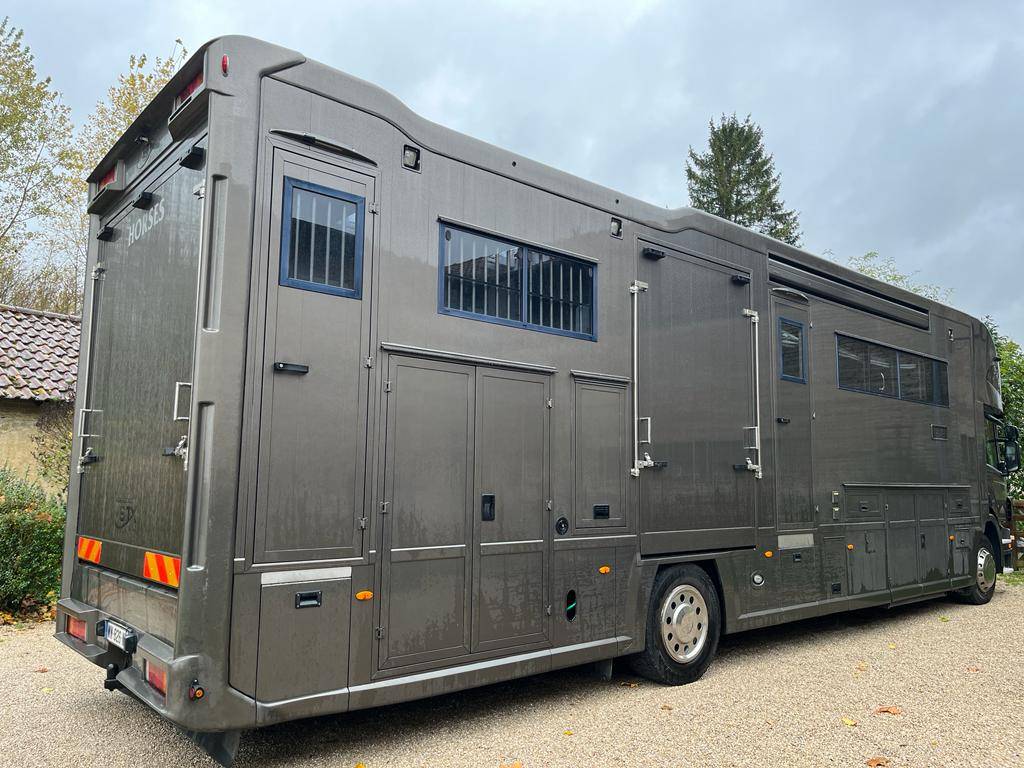 Cami&oacute;n para caballos Scania P380 2009 De segunda mano