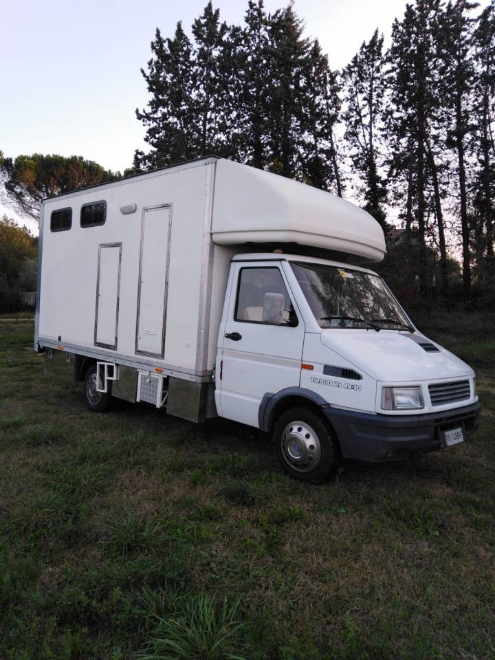 Furgoneta para caballos Fiat  Iveco 1989 De segunda mano