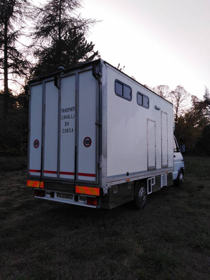 Furgoneta para caballos Fiat  Iveco 1989 De segunda mano