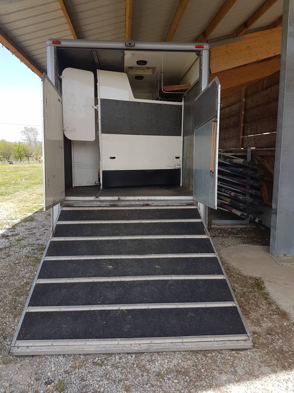 Cami&oacute;n para caballos Renault middlum 2006 De segunda mano