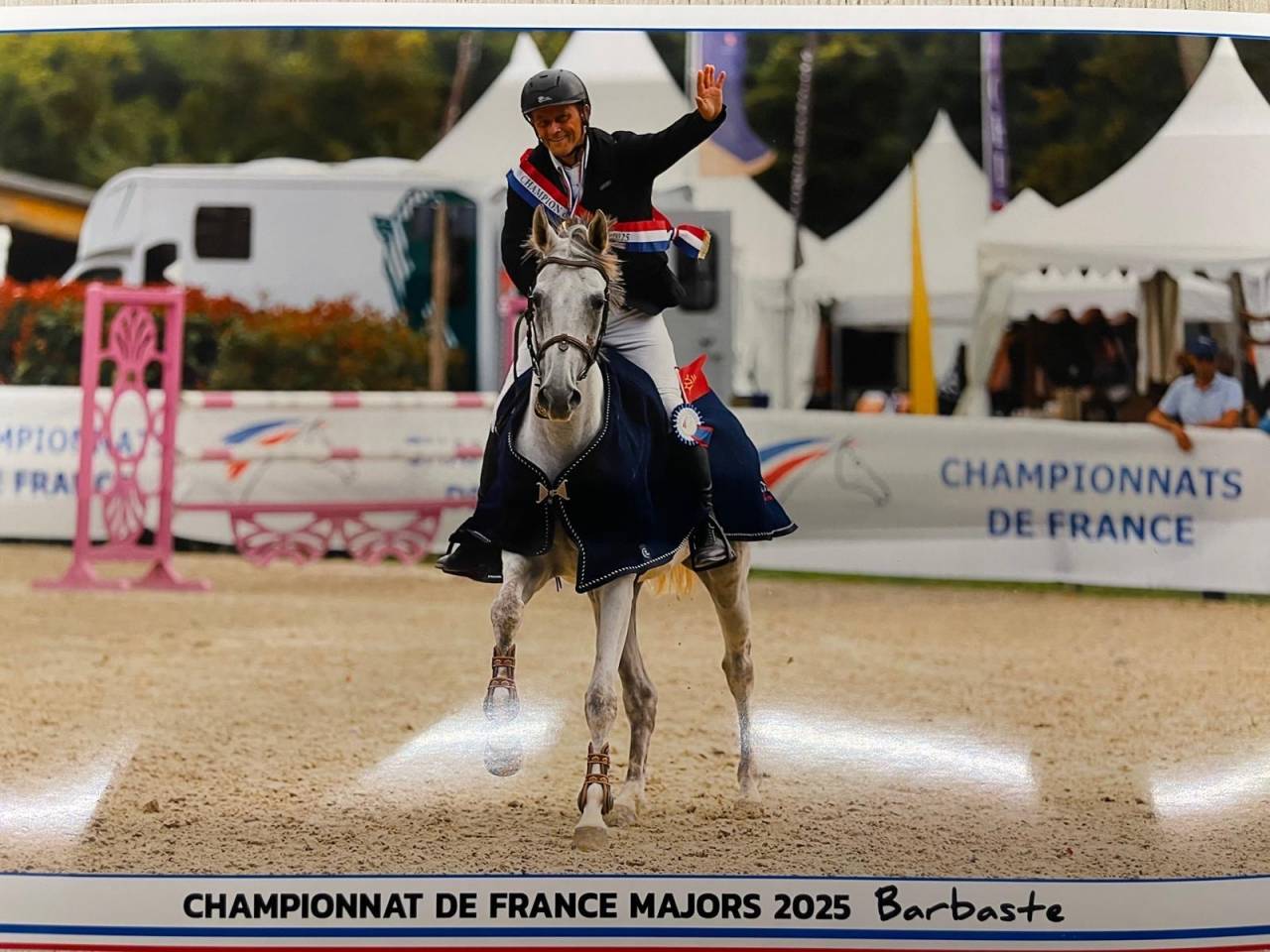 Yegua Silla Franc&eacute;s En venta 2017 Tordo por Valmy de la Lande